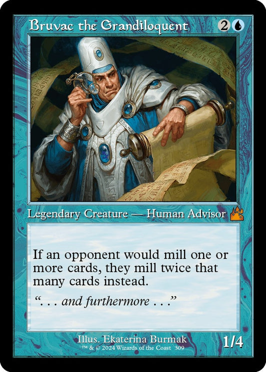 Image for Bruvac the Grandiloquent (Retro Frame) (309) (Ravnica Remastered) - Magic: The Gathering