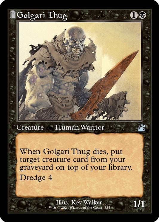 Image for Golgari Thug (Retro Frame) (325) (Ravnica Remastered) - Magic: The Gathering