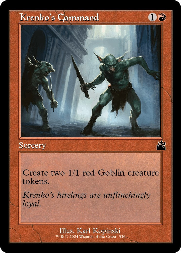 Image for Krenko's Command (Retro Frame) (336) (Ravnica Remastered) - Magic: The Gathering