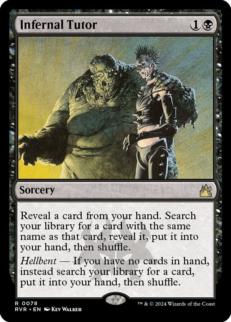 Image for Infernal Tutor (78) (Ravnica Remastered) - Magic: The Gathering