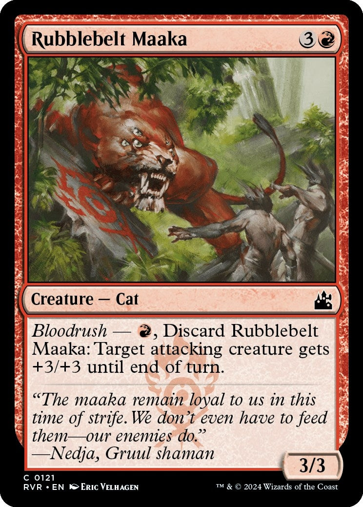 Image for Rubblebelt Maaka (121) (Ravnica Remastered) - Magic: The Gathering