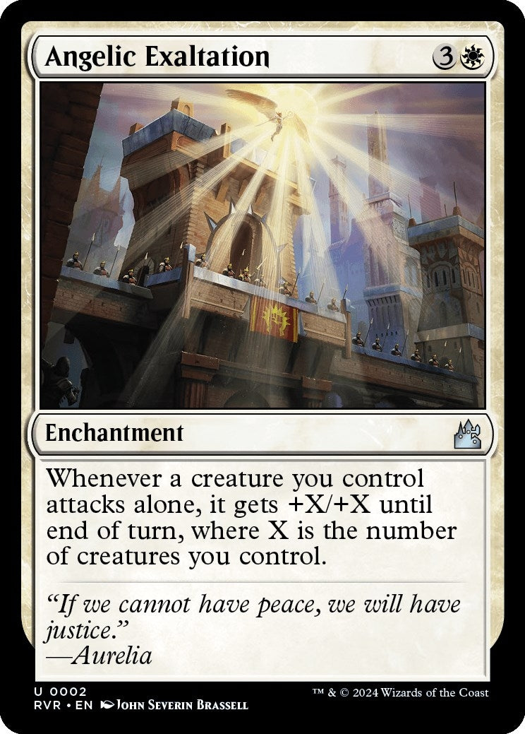Image for Angelic Exaltation (2) (Ravnica Remastered) - Magic: The Gathering