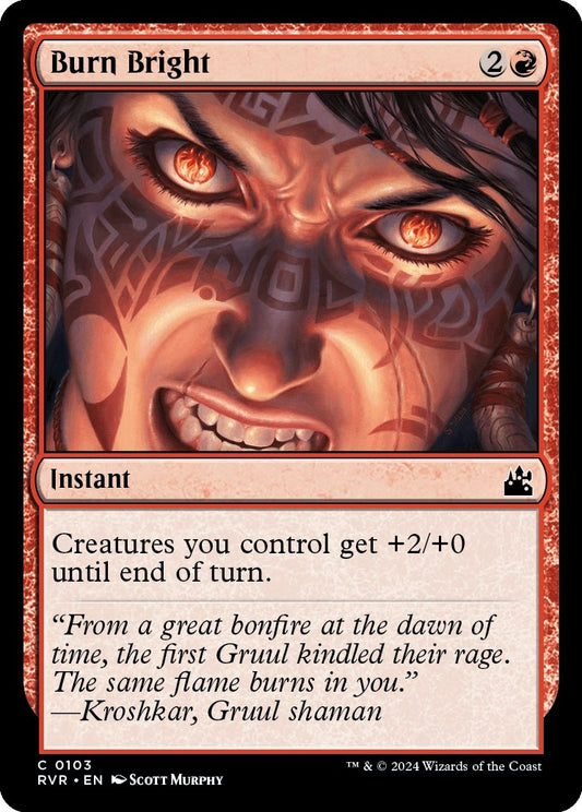 Image for Burn Bright (103) (Ravnica Remastered) - Magic: The Gathering