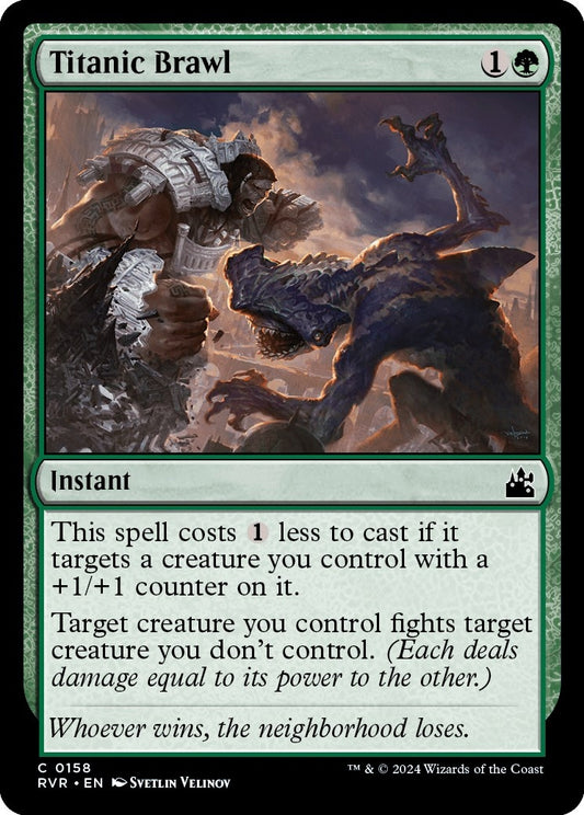 Image for Titanic Brawl (158) (Ravnica Remastered) - Magic: The Gathering