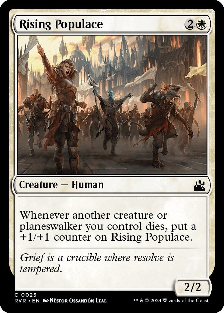 Image for Rising Populace (25) (Ravnica Remastered) - Magic: The Gathering