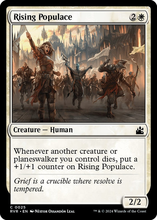 Image for Rising Populace (25) (Ravnica Remastered) - Magic: The Gathering