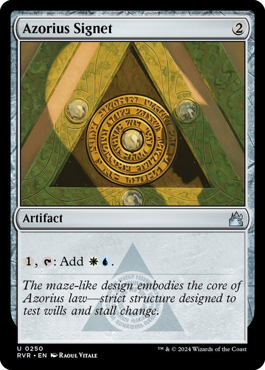 Image for Azorius Signet (250) (Ravnica Remastered) - Magic: The Gathering
