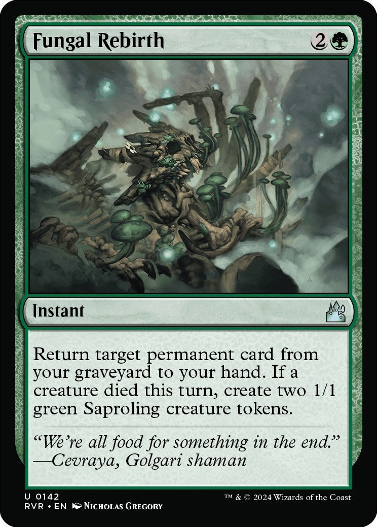 Image for Fungal Rebirth (142) (Ravnica Remastered) - Magic: The Gathering