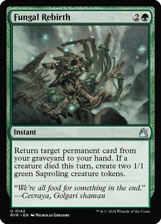 Image for Fungal Rebirth (142) (Ravnica Remastered) - Magic: The Gathering