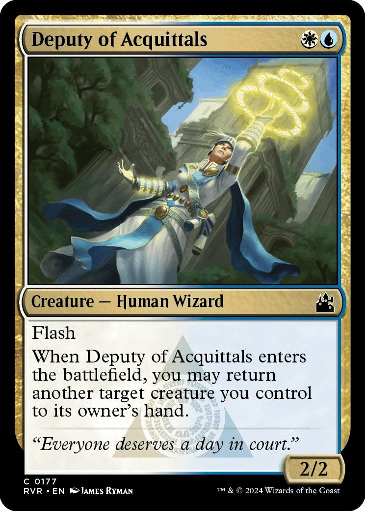 Image for Deputy of Acquittals (177) (Ravnica Remastered) - Magic: The Gathering