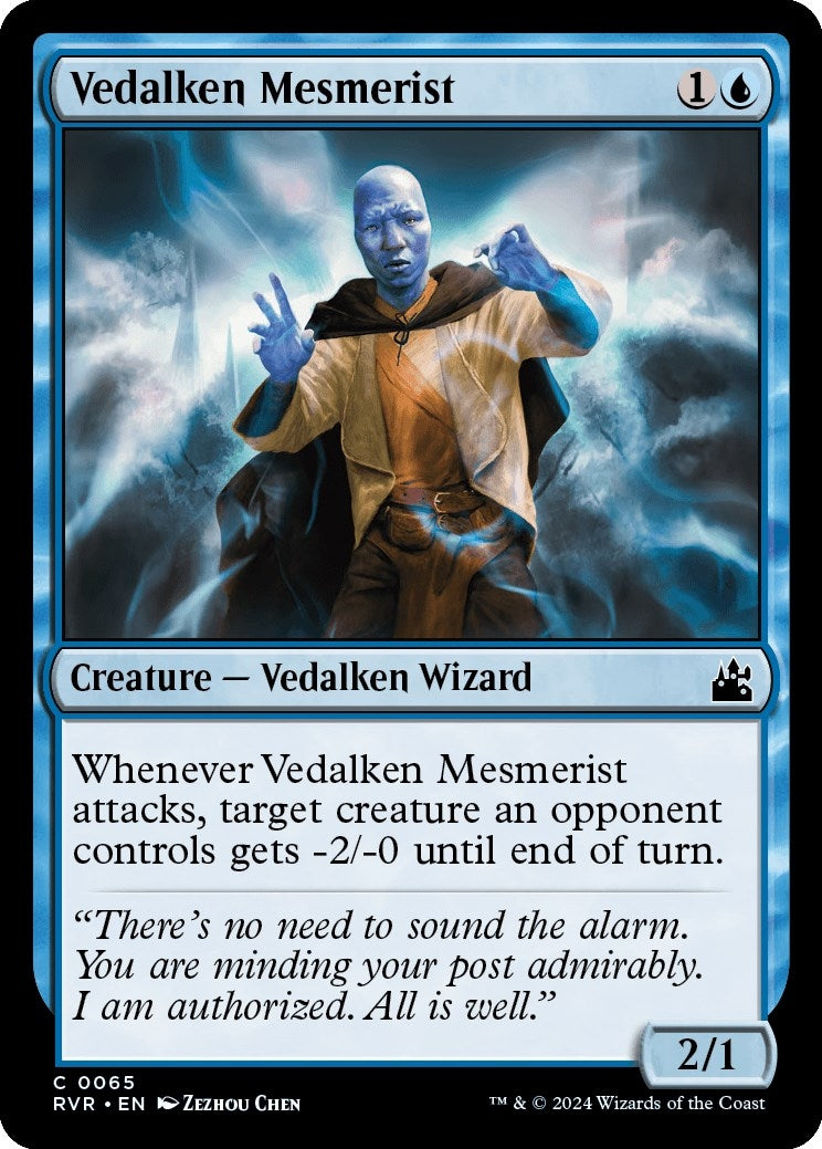 Image for Vedalken Mesmerist (65) (Ravnica Remastered) - Magic: The Gathering