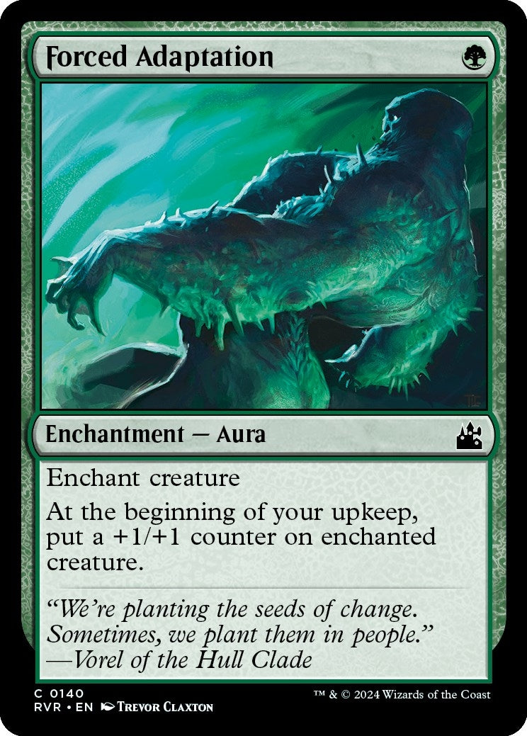 Image for Forced Adaptation (140) (Ravnica Remastered) - Magic: The Gathering