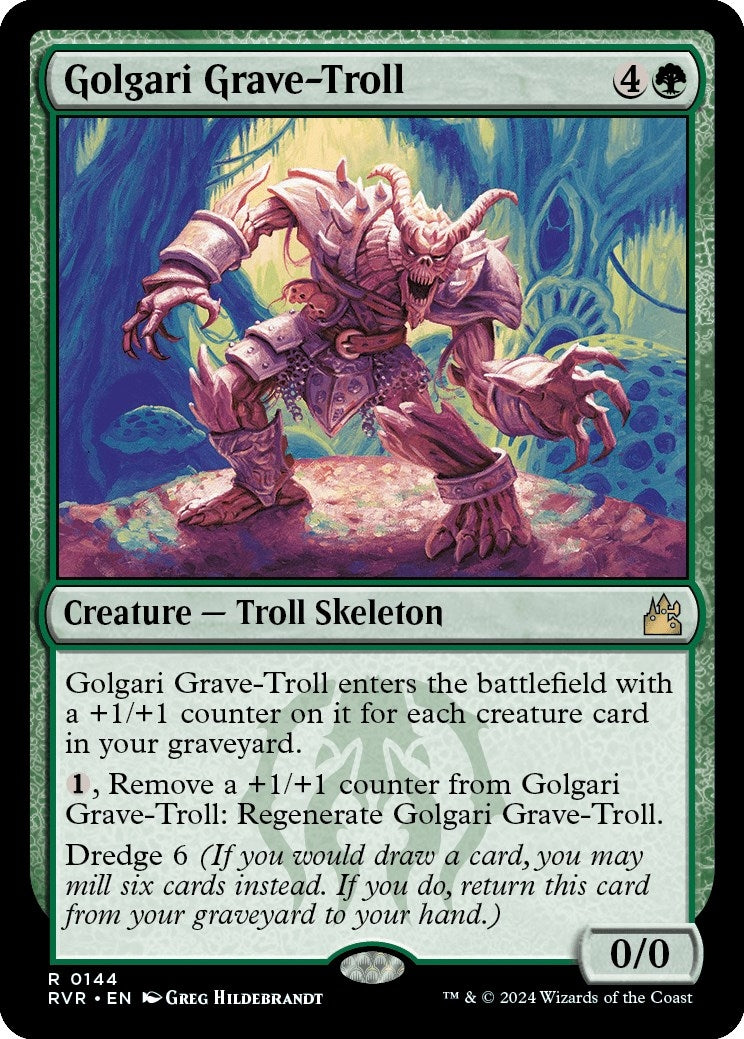Image for Golgari Grave-Troll (144) (Ravnica Remastered) - Magic: The Gathering