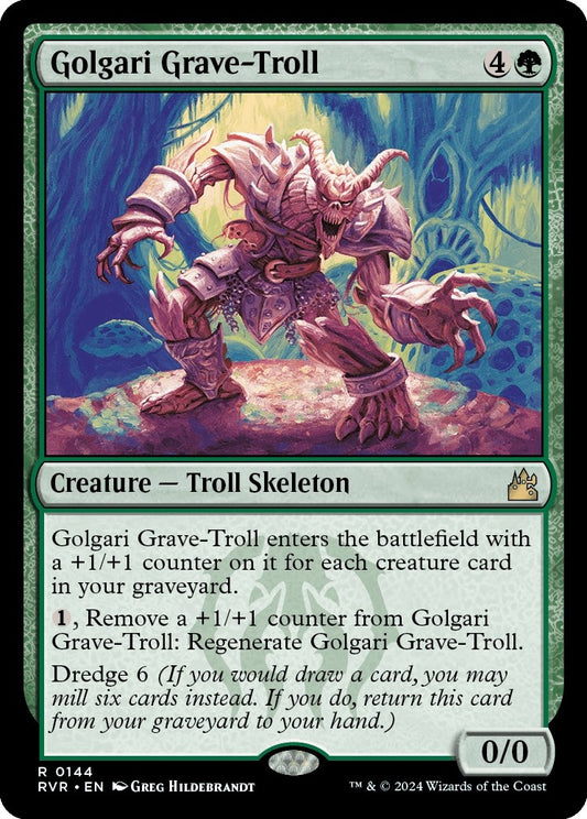 Image for Golgari Grave-Troll (144) (Ravnica Remastered) - Magic: The Gathering