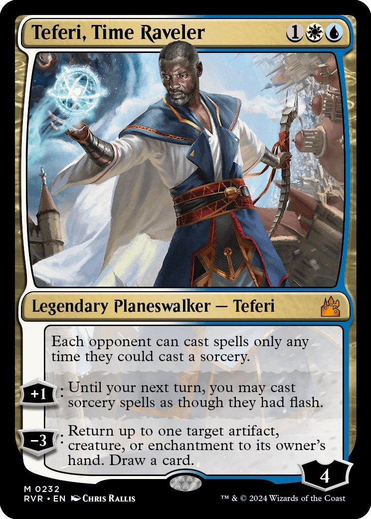 Image for Teferi, Time Raveler (232) (Ravnica Remastered) - Magic: The Gathering
