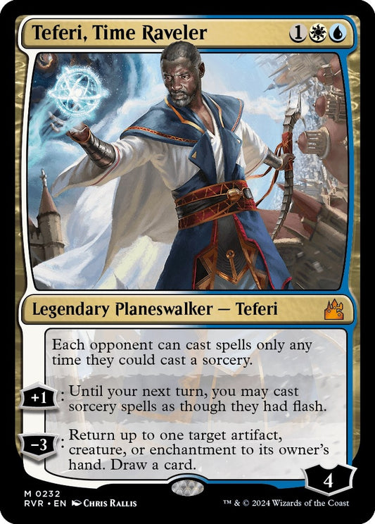 Image for Teferi, Time Raveler (232) (Ravnica Remastered) - Magic: The Gathering
