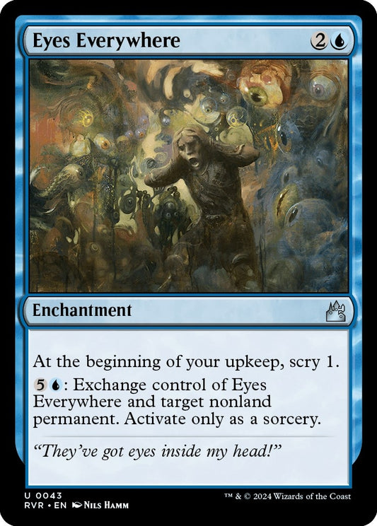 Image for Eyes Everywhere (43) (Ravnica Remastered) - Magic: The Gathering