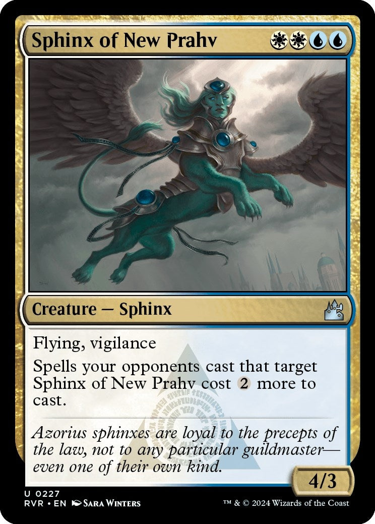 Image for Sphinx of New Prahv (227) (Ravnica Remastered) - Magic: The Gathering