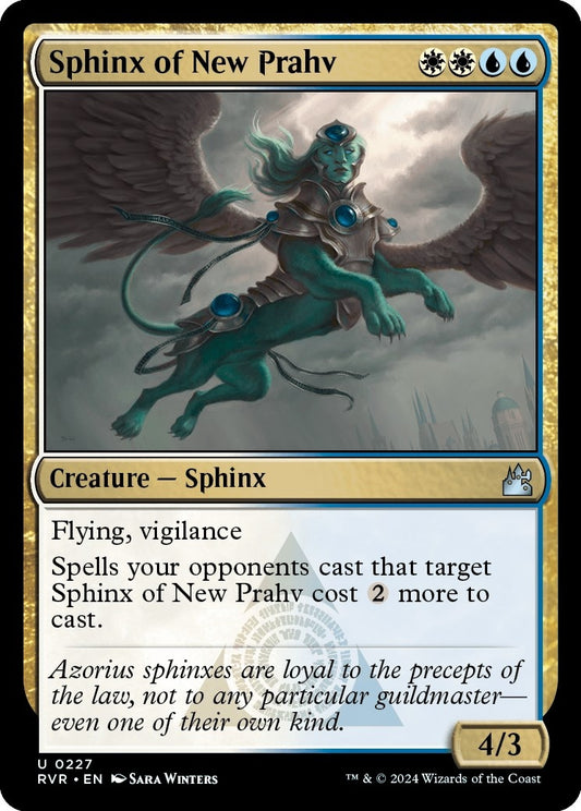 Image for Sphinx of New Prahv (227) (Ravnica Remastered) - Magic: The Gathering