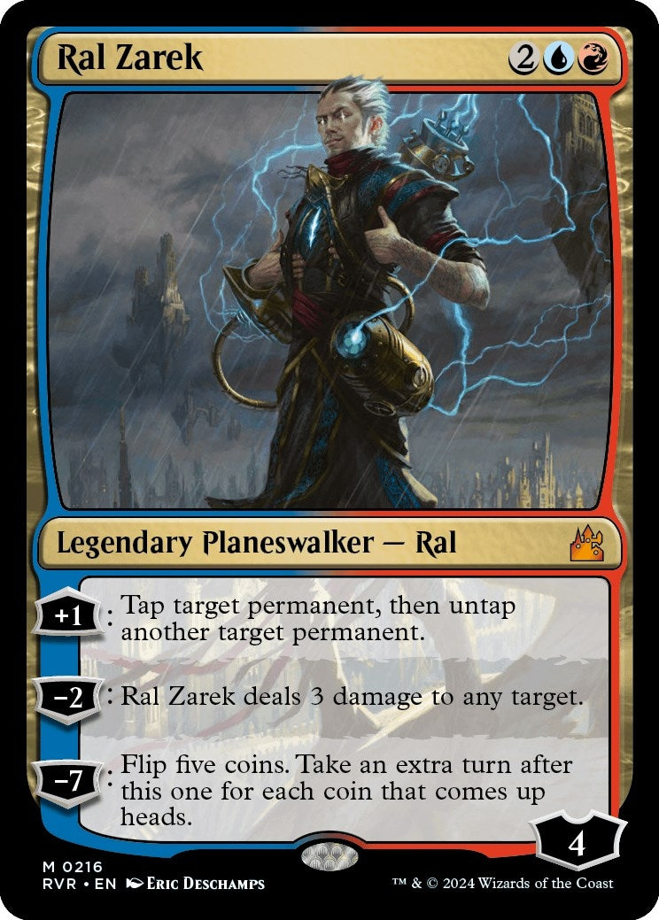 Image for Ral Zarek (216) (Ravnica Remastered) - Magic: The Gathering