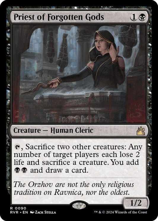 Image for Priest of Forgotten Gods (90) (Ravnica Remastered) - Magic: The Gathering