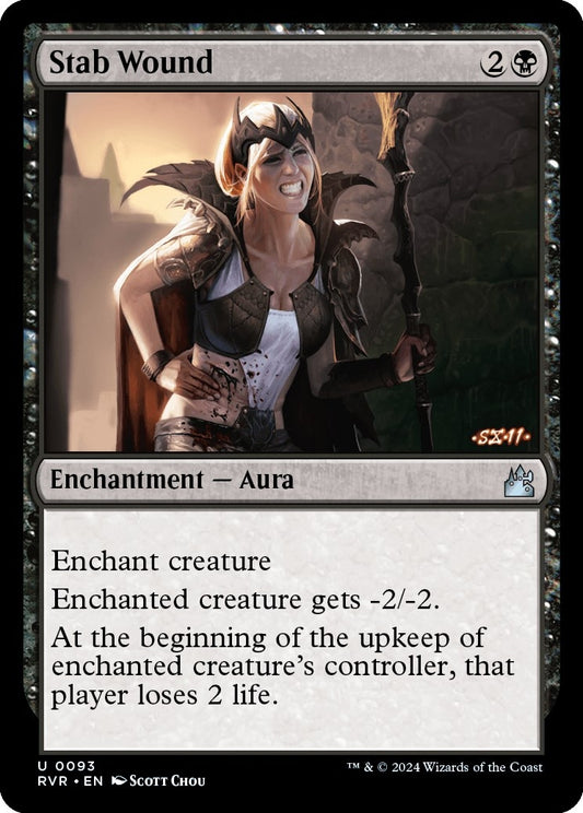 Image for Stab Wound (93) (Ravnica Remastered) - Magic: The Gathering