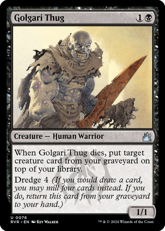 Image for Golgari Thug (76) (Ravnica Remastered) - Magic: The Gathering