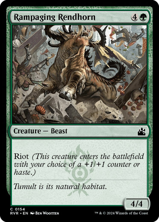 Image for Rampaging Rendhorn (154) (Ravnica Remastered) - Magic: The Gathering