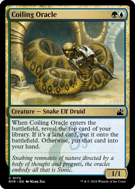 Image for Coiling Oracle (172) (Ravnica Remastered) - Magic: The Gathering