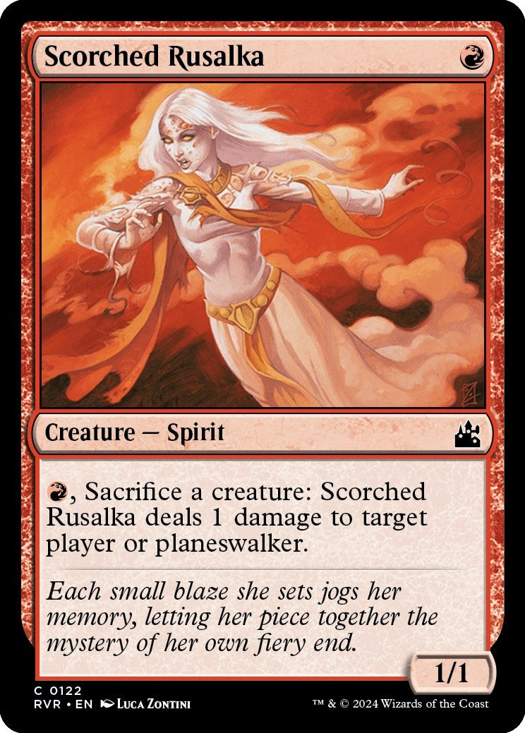 Image for Scorched Rusalka (122) (Ravnica Remastered) - Magic: The Gathering