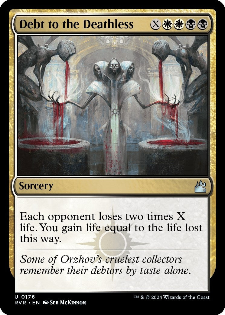 Image for Debt to the Deathless (176) (Ravnica Remastered) - Magic: The Gathering