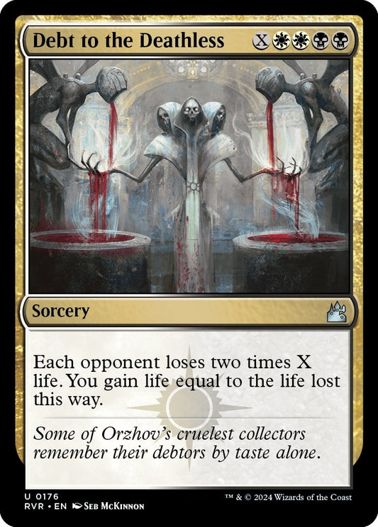 Image for Debt to the Deathless (176) (Ravnica Remastered) - Magic: The Gathering