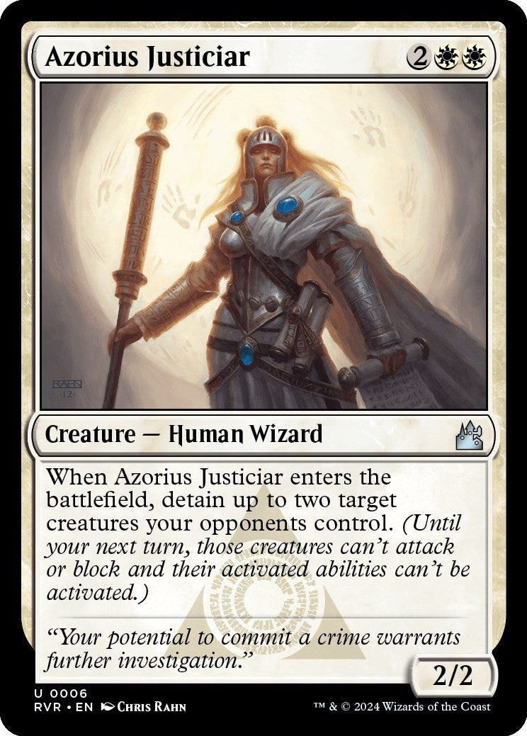 Image for Azorius Justiciar (6) (Ravnica Remastered) - Magic: The Gathering