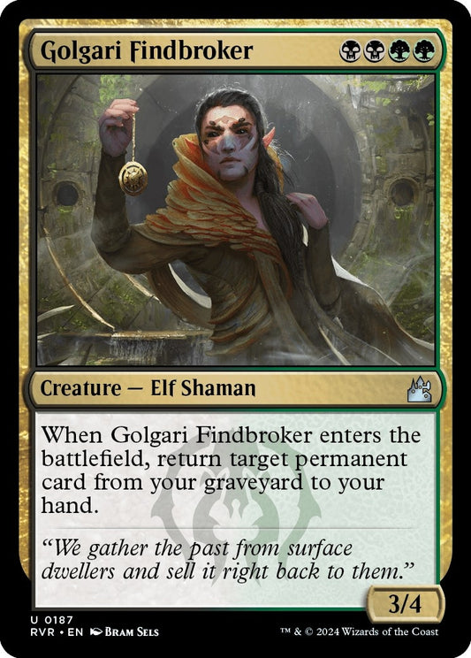 Image for Golgari Findbroker (187) (Ravnica Remastered) - Magic: The Gathering