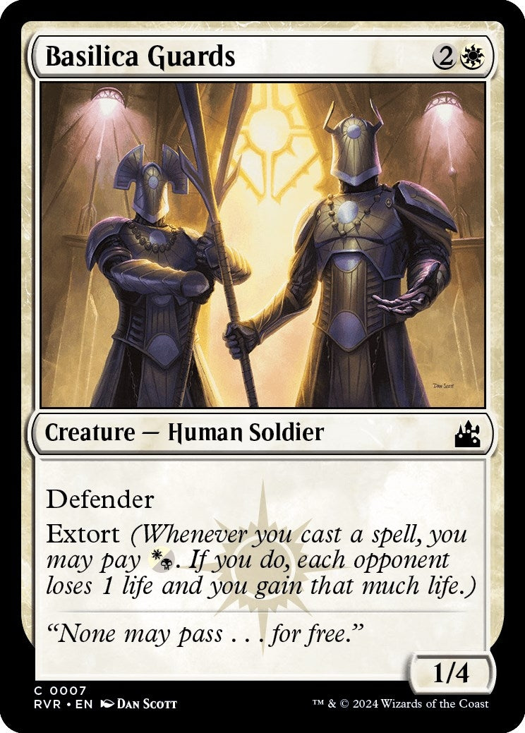 Image for Basilica Guards (7) (Ravnica Remastered) - Magic: The Gathering