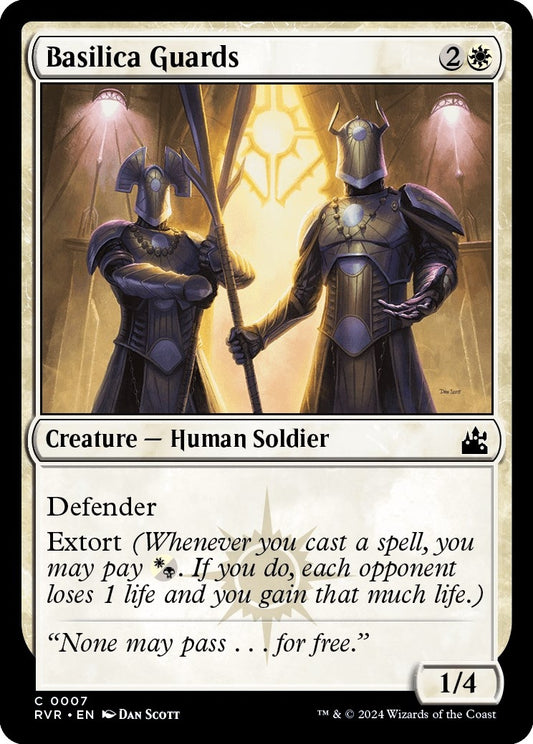Image for Basilica Guards (7) (Ravnica Remastered) - Magic: The Gathering