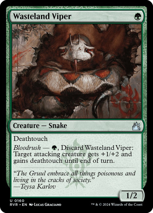 Image for Wasteland Viper (160) (Ravnica Remastered) - Magic: The Gathering