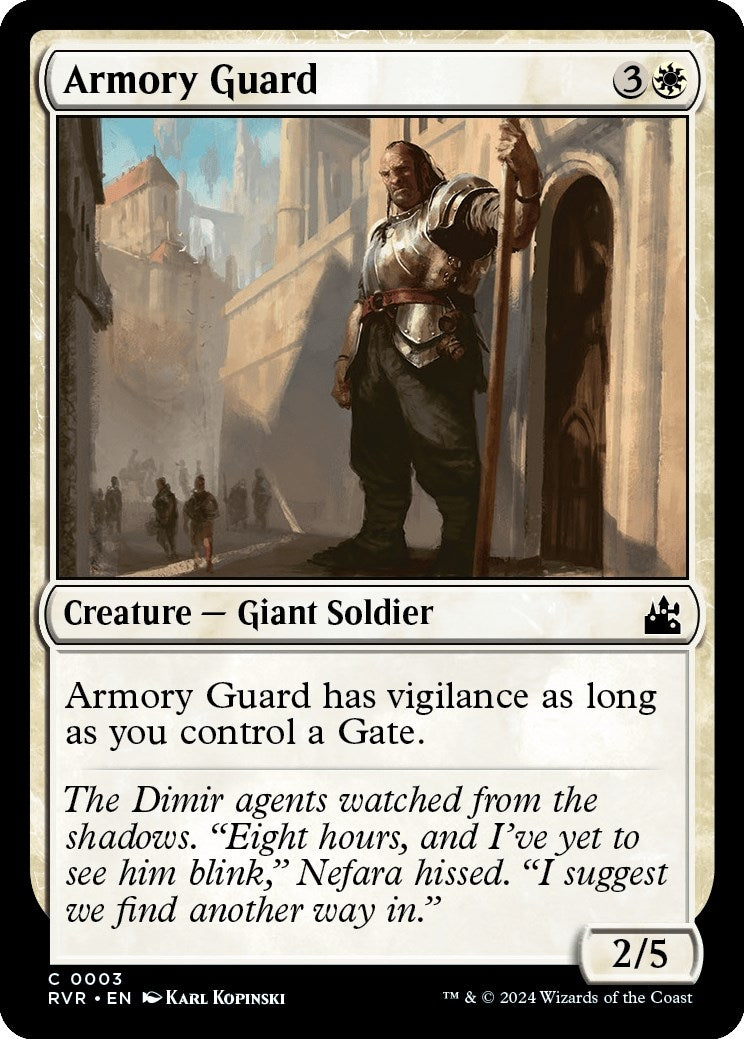Image for Armory Guard (3) (Ravnica Remastered) - Magic: The Gathering