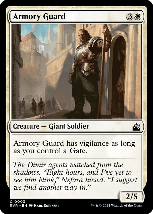 Image for Armory Guard (3) (Ravnica Remastered) - Magic: The Gathering