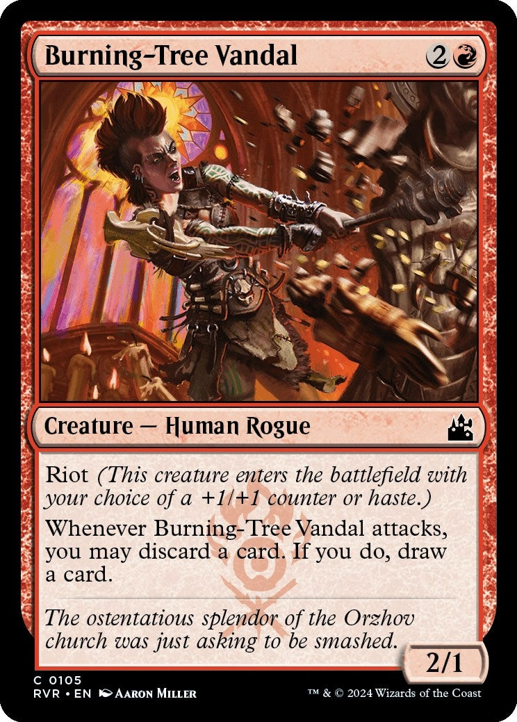 Image for Burning-Tree Vandal (105) (Ravnica Remastered) - Magic: The Gathering