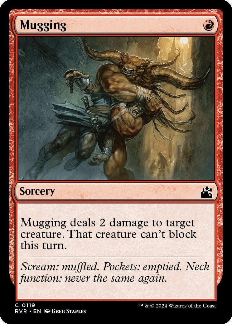 Image for Mugging (119) (Ravnica Remastered) - Magic: The Gathering
