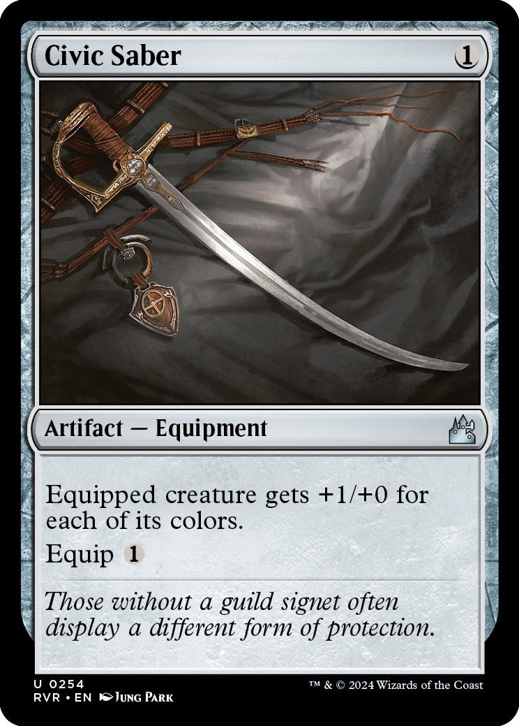 Image for Civic Saber (254) (Ravnica Remastered) - Magic: The Gathering