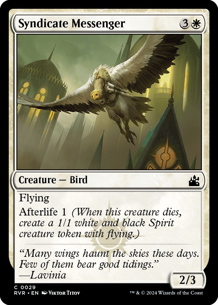 Image for Syndicate Messenger (29) (Ravnica Remastered) - Magic: The Gathering