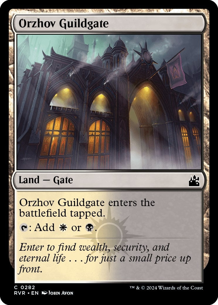 Image for Orzhov Guildgate (282) (Ravnica Remastered) - Magic: The Gathering