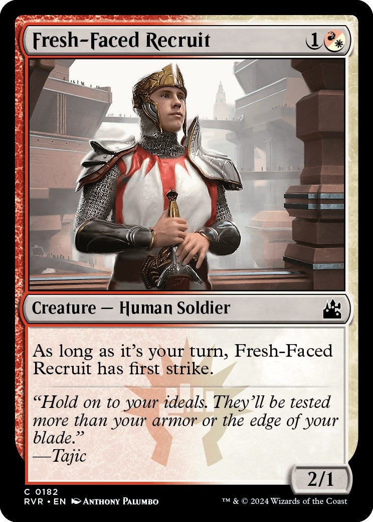 Image for Fresh-Faced Recruit (182) (Ravnica Remastered) - Magic: The Gathering