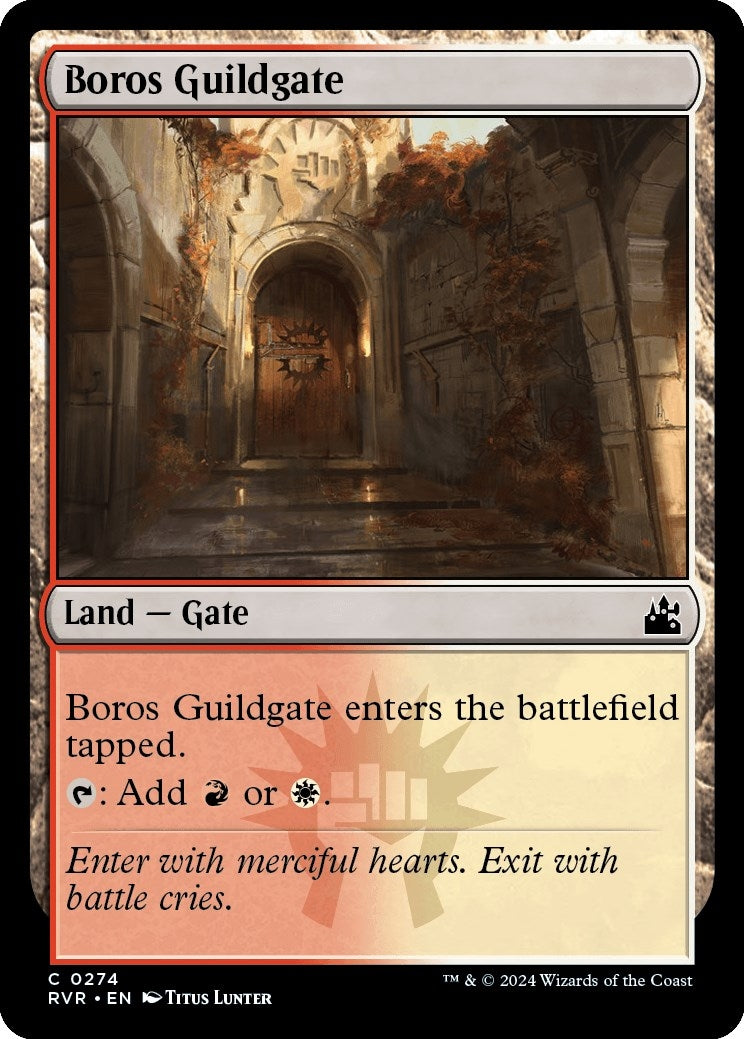 Image for Boros Guildgate (274) (Ravnica Remastered) - Magic: The Gathering