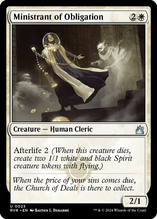 Image for Ministrant of Obligation (23) (Ravnica Remastered) - Magic: The Gathering