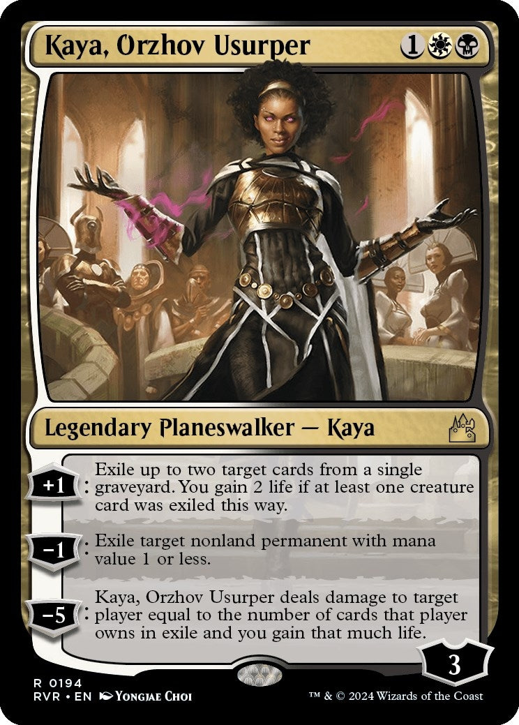 Image for Kaya, Orzhov Usurper (194) (Ravnica Remastered) - Magic: The Gathering
