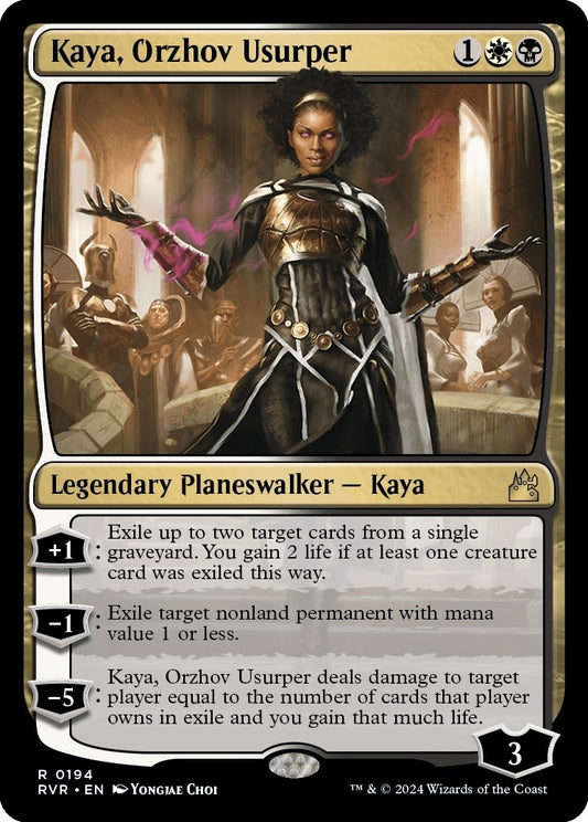 Image for Kaya, Orzhov Usurper (194) (Ravnica Remastered) - Magic: The Gathering