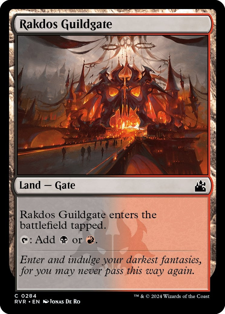 Image for Rakdos Guildgate (284) (Ravnica Remastered) - Magic: The Gathering